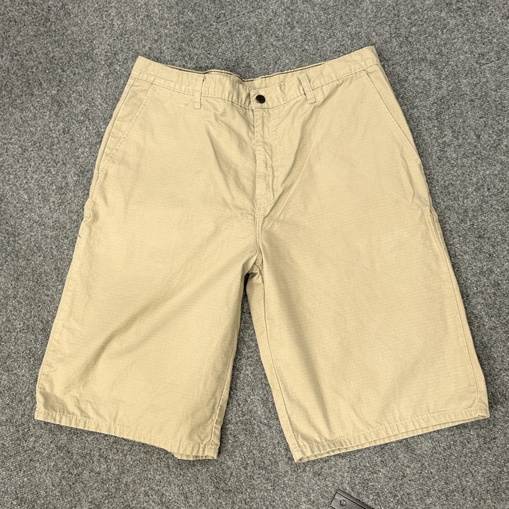 Dickies Men's Lightweight Work Shorts Size 36 Khaki 13" Inseam - Picture 2 of 12